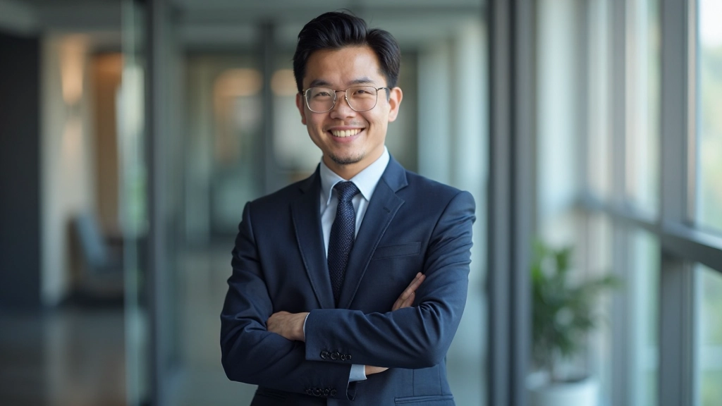 Профессиональный портрет руководителя с уверенным выражением лица